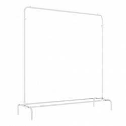 Вешалка для плечиков BOOMHOUSE (БУМХАУС) GR-001 (1500x1100x400 мм), металл, белая, 701435