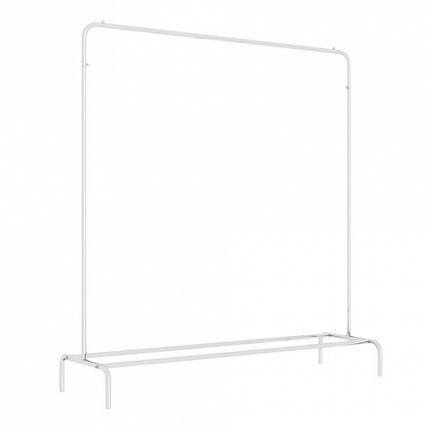 Вешалка для плечиков BOOMHOUSE (БУМХАУС) GR-001 (1500x1100x400 мм), металл, белая, 701435