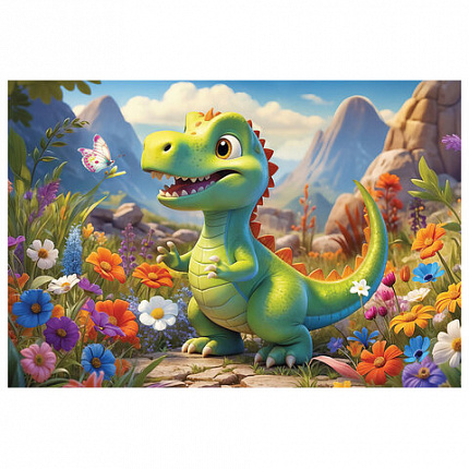 Пазл картонный 54 элемента "ОЧАРОВАТЕЛЬНЫЕ МОРДАШКИ", АССОРТИ, 40 видов, 175х130 мм, HATBER