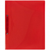 Папка для портфолио школьника/дошкольника, А4, 2 кольца, 10 файлов, красный пластик, ЮНЛАНДИЯ, 115235