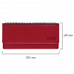 Планинг датированный 2027 305х140мм GALANT Ritter, под кожу, красный, 118207