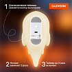 Ночник силиконовый LED "Акула" 190x91x103 мм, белый свет/RGB, таймер, USB, аккумулятор 1200 мАч, DASWERK (ДАСВЕРК), 238940