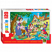 Пазл картонный 120 элементов, Любимые герои, АССОРТИ, поле 23х16,5 см, STEP PUZZLE