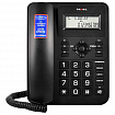 Телефон TEXET TX-264, АОН, спикерфон, тональный / импульсный режим, часы / будильник, SOS, повтор, черный, 127218