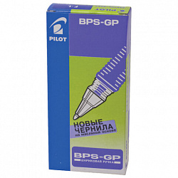 Ручка шариковая масляная с грипом PILOT "BPS-GP", СИНЯЯ, корпус прозрачный, узел 0,7 мм, линия письма 0,22 мм, BPS-GP-F, BРS-GP-F