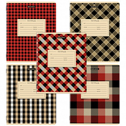 Тетрадь 12 л. BRAUBERG линия, обложка картон, CLASSIC TEXTURE, 107284