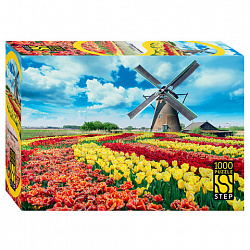 Пазл картонный 1000 элементов, АССОРТИ, поле 59х46 см, STEP PUZZLE