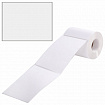 Термоэтикетки ЭКО, 100х150 мм, 300 этикеток в ролике, прозрачная подложка из пленки, 114510