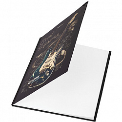 Дневник 5-11 класс 48 л., твердый, BRAUBERG, матовая ламинация, с подсказом, "Гитара", 107185