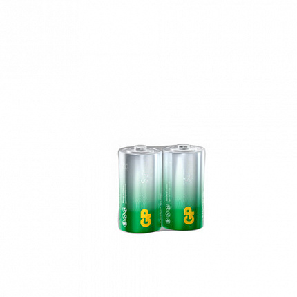 Батарейки КОМПЛЕКТ 2 шт., GP Super G-Tech, С (LR14, 14А), алкалиновые, в пленке, 14A-OS2