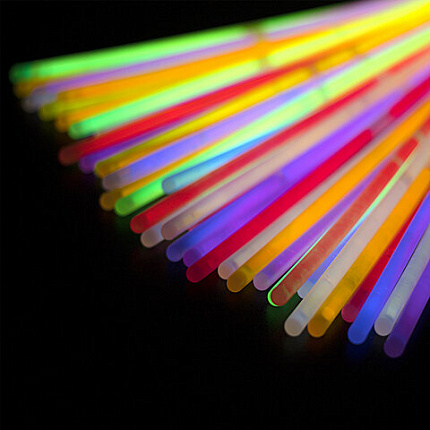 Светящиеся (неоновые) палочки, 50 штук + 2 в ПОДАРОК! в тубе, ассорти, ЗОЛОТАЯ СКАЗКА, 662597