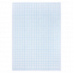 Бумага масштабно-координатная (миллиметровая), папка, А4, голубая, 20 листов, ПЛОТНАЯ 80 г/м2, STAFF, 113485
