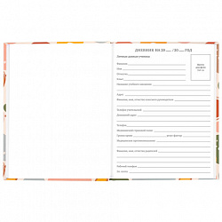 Дневник 5-11 класс 48 л., твердый, BRAUBERG, глянцевая ламинация, с подсказом, "Decor", 106403