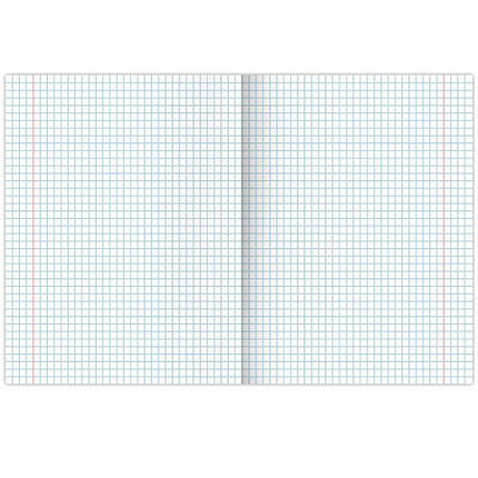 Тетрадь А5, 96 л., BRAUBERG, скоба, клетка, глянцевая ламинация, "Nature", 404427