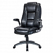 Кресло BRABIX PREMIUM "Paradigm EX-556", пружинный блок, рециклированная кожа, черное, 532976