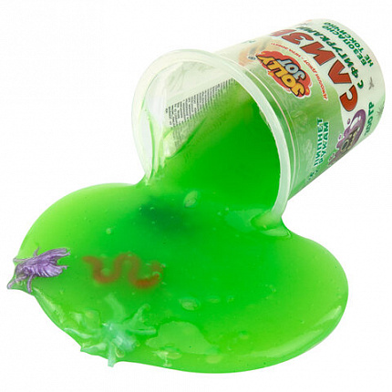 Слайм Слизь с фигурками, насекомые, 200 г, АССОРТИ 3 вида, JOLLY JOT (ДЖОЛЛИ ДЖОТ), 666664