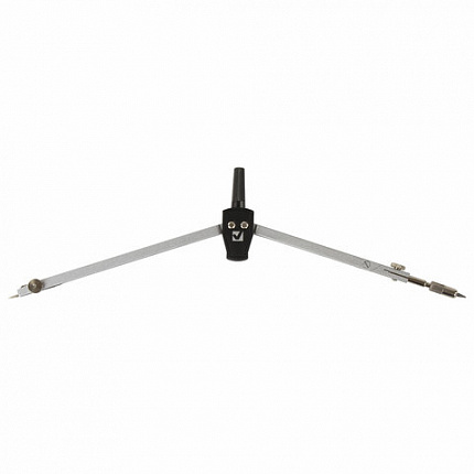 Готовальня BRAUBERG "Architect", 2 предмета: циркуль 140 мм со сгибаемой ножкой, точилка, пенал с подвесом, 210322