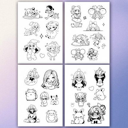 Стикербук РАСКРАСЬ И НАКЛЕЙ А5, 16 листов, 100 стикеров, на гребне, BRAUBERG, "Для девочек", 666049