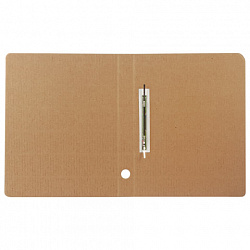 Скоросшиватель из микрогофрокартона STAFF, 30 мм, до 300 листов, белый, 128991