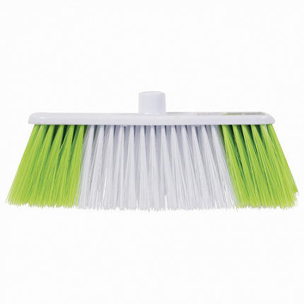 Щетка для уборки, ширина 31 см, щетина 8 см двуцветная, пластик, крепление еврорезьба, ЛЮБАША, 603629