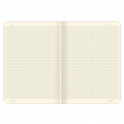 Тетрадь 60 л. в клетку обложка SoftTouch, бежевая бумага 70 г/м2, сшивка, В5 (179х250 мм), НЕДОТРОГА, BRAUBERG, 1403817