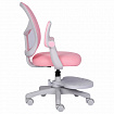 Кресло детское с подставкой для ног BRABIX "Toy MG-205", сетка/ткань TW, розовое, 533151
