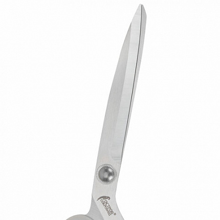 Ножницы портновские 230 мм, КЛАССИЧЕСКИЕ, серые, пластиковые ручки, ОСТРОВ СОКРОВИЩ, 665602