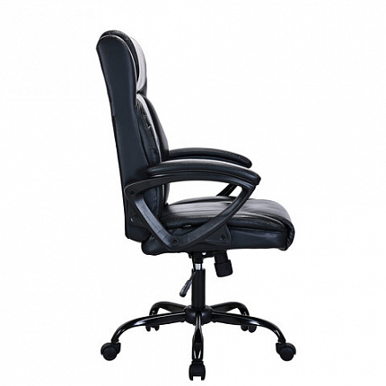 Кресло BRABIX PREMIUM "Oslo EX-549", рециклированная кожа, разборное пятилучие, черное, 532978