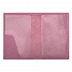 Обложка для паспорта натуральная кожа флоттер, кожаный уголок, пудрово-розовая, BRAUBERG, 238861
