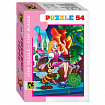 Пазл картонный 54 элемента, Любимые герои, АССОРТИ, поле 18х13 см, STEP PUZZLE