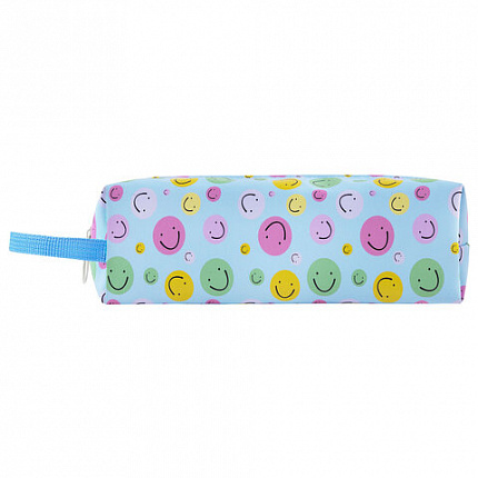 Пенал мягкий ПИФАГОР, 1 отделение, с ручкой, ПВХ, ассорти "Patterns", 21х9х6 см, 273827