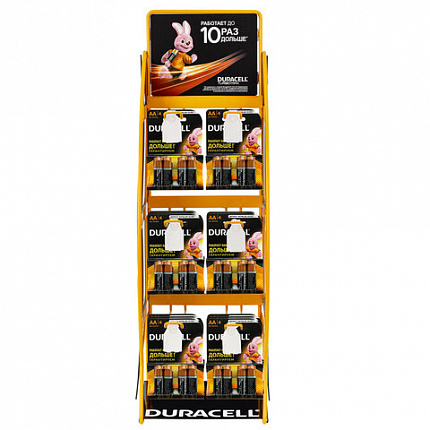 Дисплей для размещения товара настольный DURACELL, 2х3 крючка, 70000267