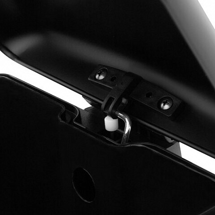 Ведро мусорное с педалью 6 л, крышка с доводчиком, черное матовое, металл, LAIMA ULTRA, 701564