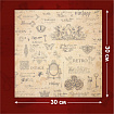 Бумага для скрапбукинга 30х30 см "Ретро", двусторонняя, 12 листов, 12 дизайнов, 180 г/м2, ОСТРОВ СОКРОВИЩ, 662767