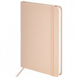 Блокнот А5 138x213 мм, BRAUBERG "Basic", под кожу, 80 л., клетка, АССОРТИ 4 ЦВЕТА, PASTEL, 116230