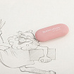 Ластик BRAUBERG "PASTEL OVAL", 50х23х10 мм, цвета ассорти, овальный, 274023