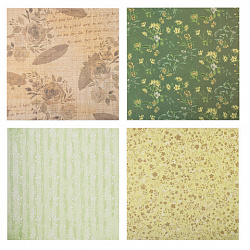 Бумага для скрапбукинга 30х30 см "Рустик", двусторонняя, 12 листов, 12 дизайнов, 180 г/м2, ОСТРОВ СОКРОВИЩ, 662770