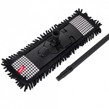 Швабра КОМПЛЕКТ черенок 85-140 см + флаундер + насадка МОП (608414) ТИП К, YORK "Pepita", 81302