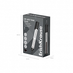 Маркер стираемый для доски с жидкими чернилами ERICH KRAUSE LW-600 "Tank Liquid", ЧЕРНЫЙ, 2,5 мм, 48774