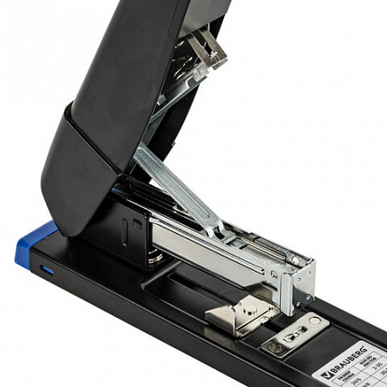 Степлер МОЩНЫЙ до 100 листов BRAUBERG "Heavy Duty Extra", скобы № 24/6-23/13, 270552