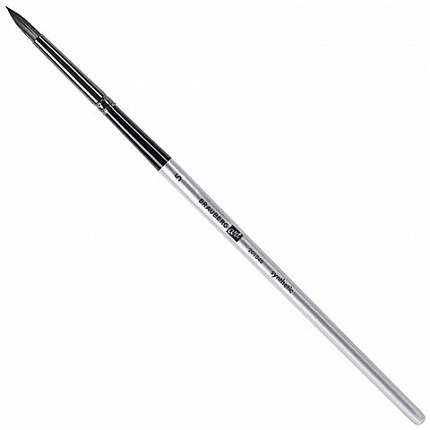 Кисти художественные набор 23 шт синтетика с мастихином в пенале, BRAUBERG ART DEBUT,