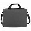 Сумка портфель HEIKKI FORWARD (ХЕЙКИ) с отделением для ноутбука 15,6", темно-серая, 29х40х9 см, 272611