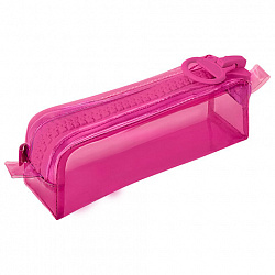 Пенал BRAUBERG с объемной "тракторной" молнией, 1 отделение, ПВХ, 22х8х6,5 см, "Ultra pink", 272340