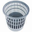 Корзина для бумаг STAFF "Basic" сетчатая, 9,5 л, серая, 237916