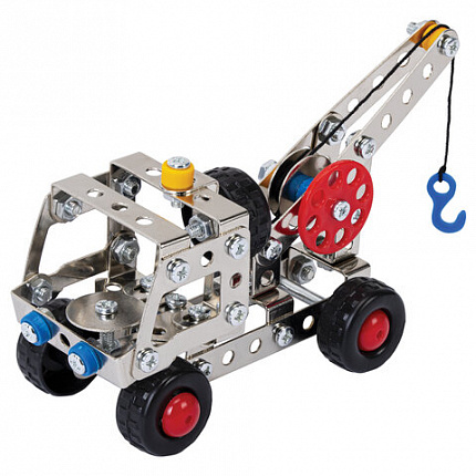 Конструктор металлический "Строительная техника 3 в 1", подвижные детали, 137 элементов, BAMBOX (БАМБОКС), 666369