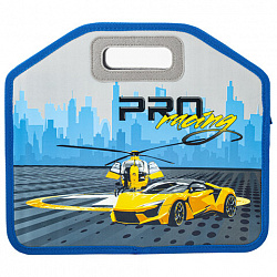 Папка-сумка ЮНЛАНДИЯ, 1 отделение, фетровые ручки, 34х30х11 см, "Proracing", 271632