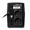 Источник бесперебойного питания SVEN Pro 650, 650VA (390W), 2 евророзетки, 2 розетки RJ45, SV-013844