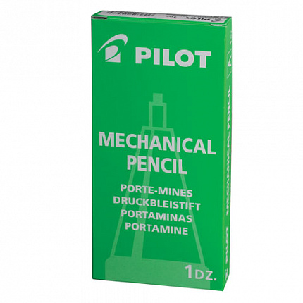 Карандаш механический PILOT Н-165, корпус черный, прорезиненный, ластик, 0,5 мм, H-165 B