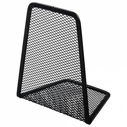 Держатель (ограничитель) подставка для книг BRAUBERG "Germanium Mesh", 2 штуки, металл, 237977