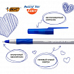 Ручки шариковые с грипом BIC "Round Stic Exact", НАБОР 4 шт./3 ЦВЕТА (синий, черный, красный), линия письма 0,28 мм, блистер, 932858